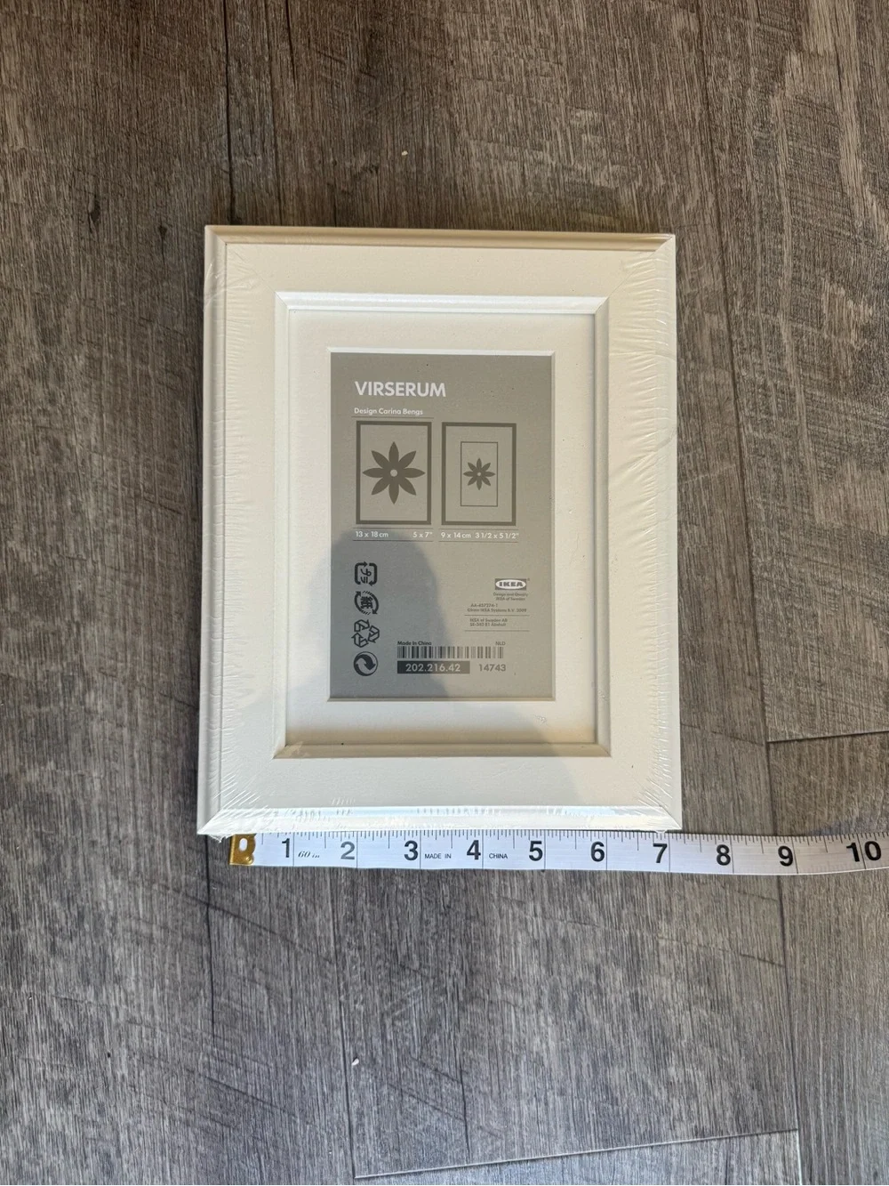 IKEA VIRSERUM White Picture Frame with Mat
